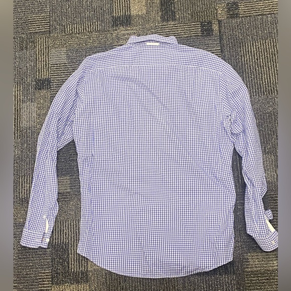 Lacoste Gingham Print Button Down Shirt Size:42 (Men’s L) - Picture 5 of 8